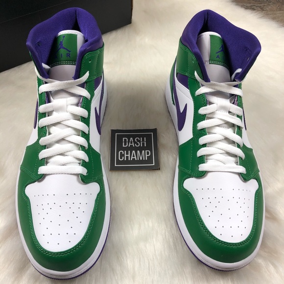 Air Jordan 1 Mid Hulk Men’s Sneakers - Picture 2 of 5